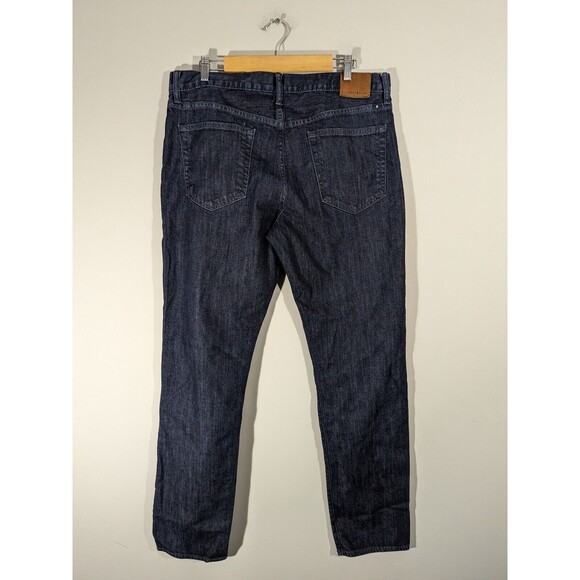 Lucky Brand 121 Heritage Slim Fit Dark Wash Denim Jeans Men Size 36x34 - Picture 2 of 7
